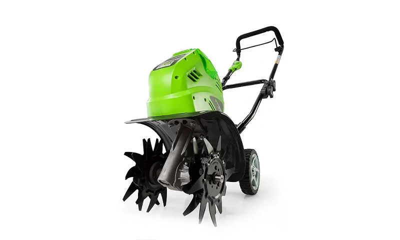 Greenworks G-MAX 40V - para uma pequena estufa