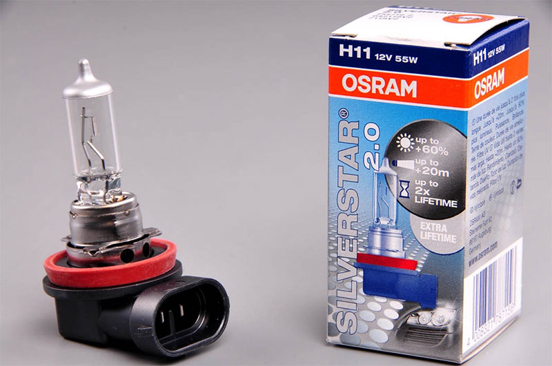 OSRAM H11 55W PGJ19 2 Silverstar