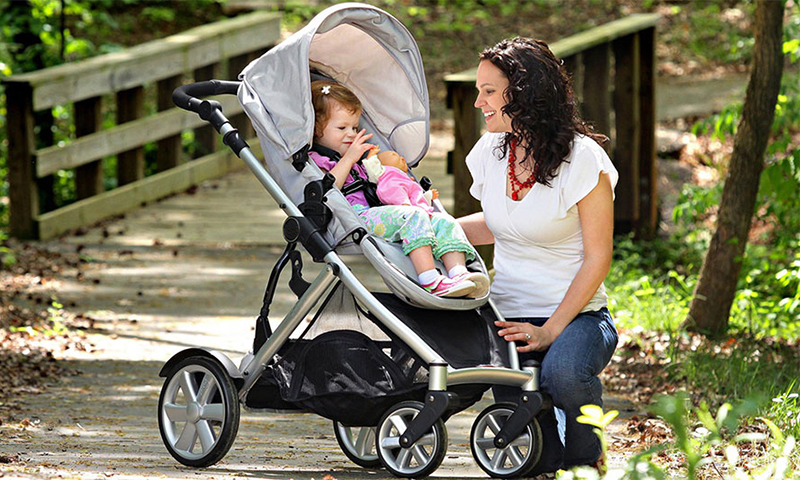 The principle of operation and the device stroller