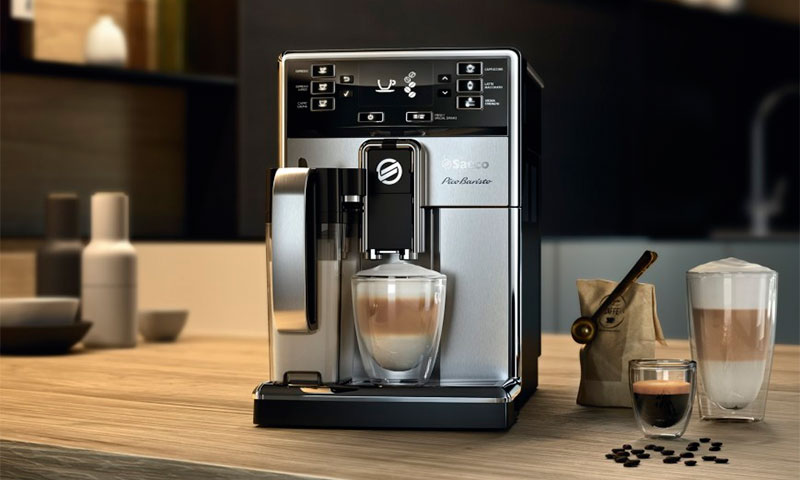 Coffee machine selection options