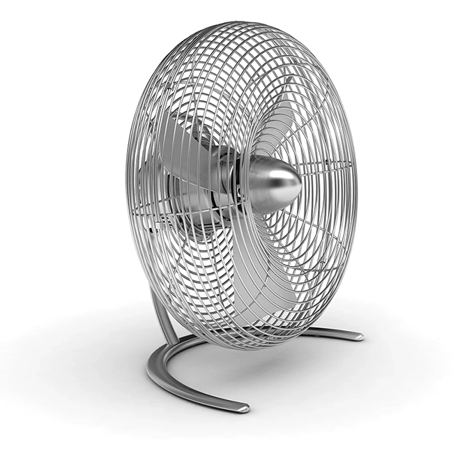 Ventiladores axiais de mesa