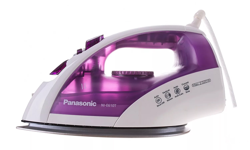 Panasonic NI-E610TVTW - steam iron with non-scratch sole