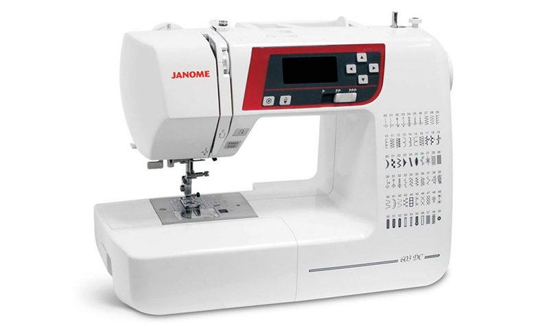 Janome DC 603 - disponibilidade e facilidade de gerenciamento