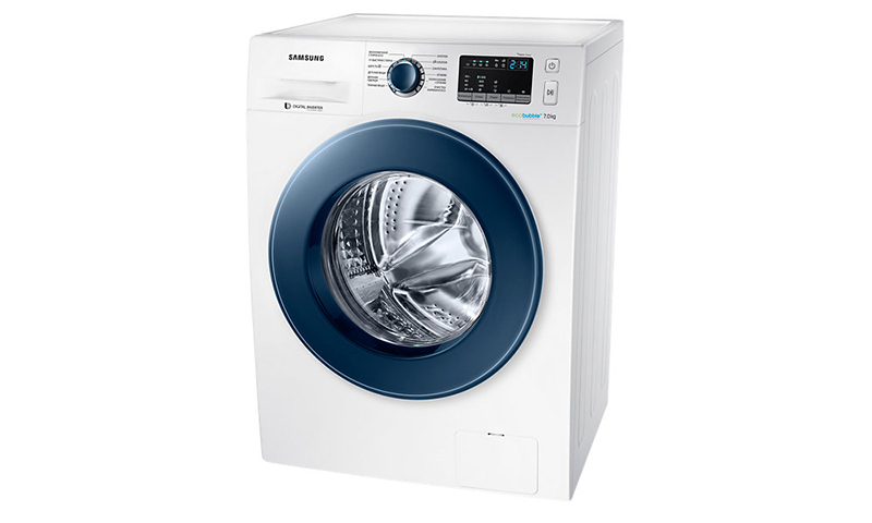 Samsung WW7MJ42102W - a narrow machine that washes everything