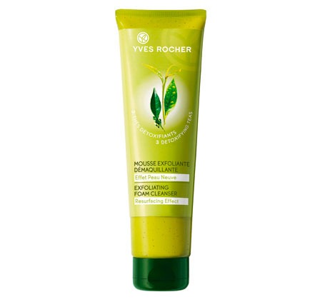 Yves Rocher 3 Thes Detoxifiants Esfoliante Espuma De Limpeza