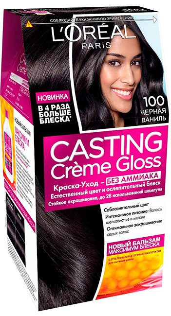 LOreal Fundição Creme Gloss 100 Chernaya vanil