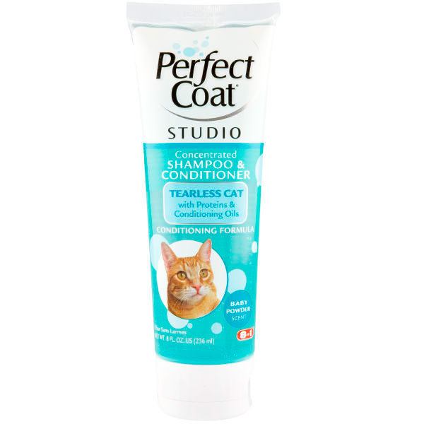 Perfect Coat Studio Concentrated Shampoo Conditioner Tearless Cat