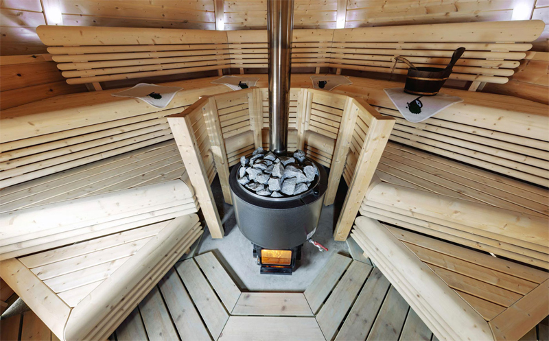 Wood saunas