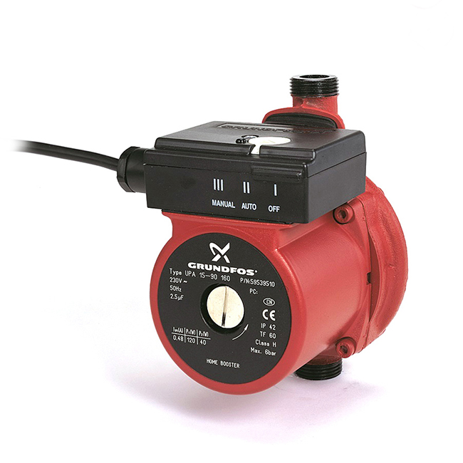 Grundfos UPA 15-90 (N) - absolutely the best water pump for raising pressure