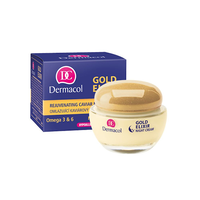 DERMACOL Gold Elixir Rejuvenescedor Caviar - o creme regenerador denso