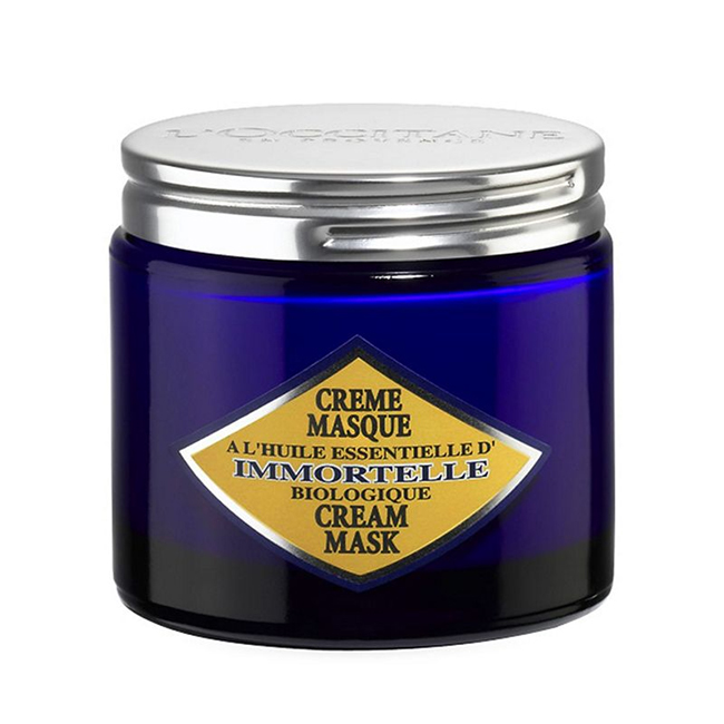 L`Occitane Immortelle Creme Masque - adequado para a delicada área ao redor dos olhos