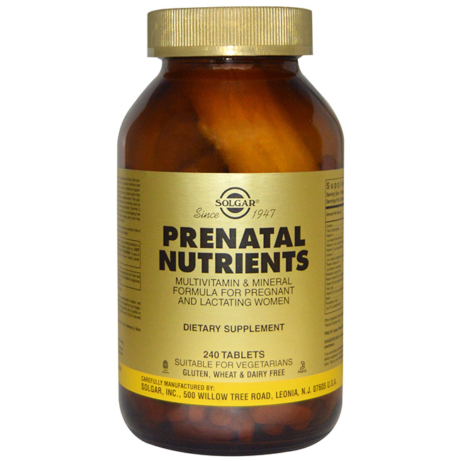 Solgar Prenatal Nutrient - firming and soothing