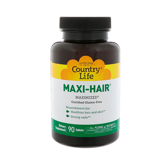 Country Life Maxi-Hair - para nutrição e crescimento