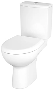 CERSANIT Nature Clean On - an inexpensive horizontal compact toilet.