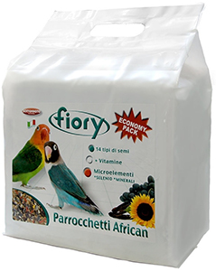 Fiory Parrocchetti Africa - para pássaros de cauda longa