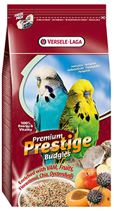 Versele-Laga Prestige Premium Budgies - variedade de cereais e frutas para periquitos