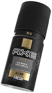 AX Gold - aroma luxuoso e proteção confiável contra o suor