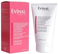 EVINAL Para prevenir e reduzir as estrias - com extrato de placenta