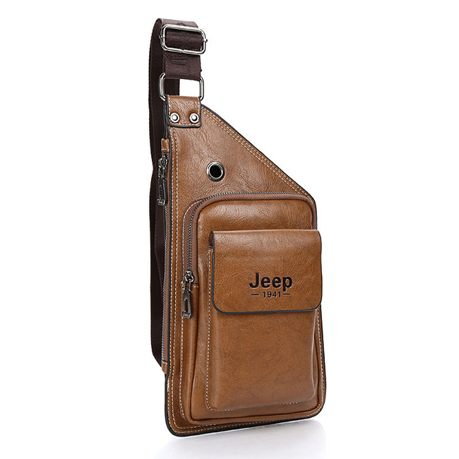 Jeep Buluo 1941: Men's Eco-Leather Backpack