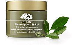 Origins Plantscription SPF25 Power Anti-Aging Cream - batido de ervas para proteger contra o fotoenvelhecimento