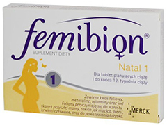 Femibion ​​Natalcare 1 - para mulheres grávidas com um estômago sensível