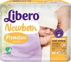 Libero Baby Soft 0 Prematuro - para bebês prematuros