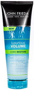 John Frieda Luxurious Volume Restore Core Core Conditioner - a weightless gel-conditioning conditioner and a striking volume