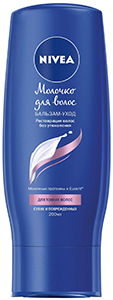 Nivea Milk for hair - the easiest balm