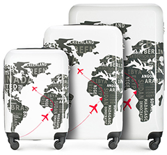 Wittechen 56-3A-46S-8C - a set of four-wheeled suitcases