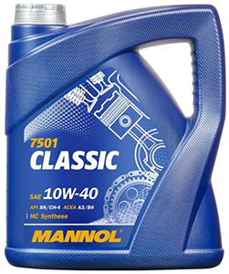 Mannol Classic - óleo para regiões quentes