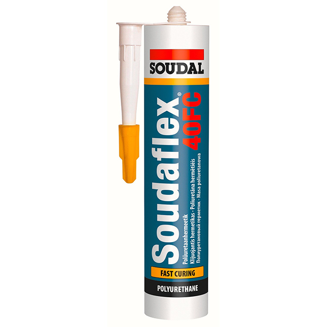 Soudal Soudaflex 40 FC white 310 ml - for the door opening