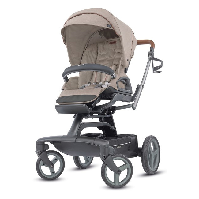 Quad - stroller 3 in 1 with a rigid stand for the cradle