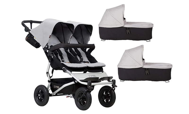 Mountain buggy Duet - compact stroller for twins 3 in 1