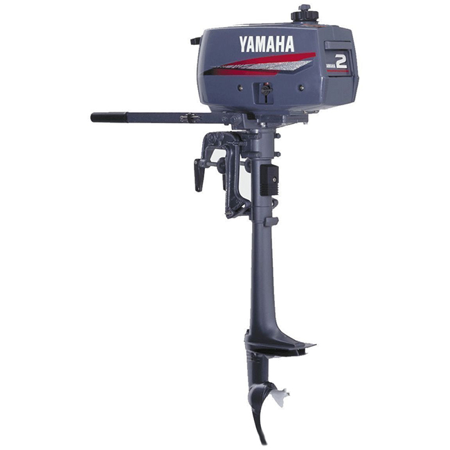 Yamaha 2 DMHS - em um pequeno barco de pesca