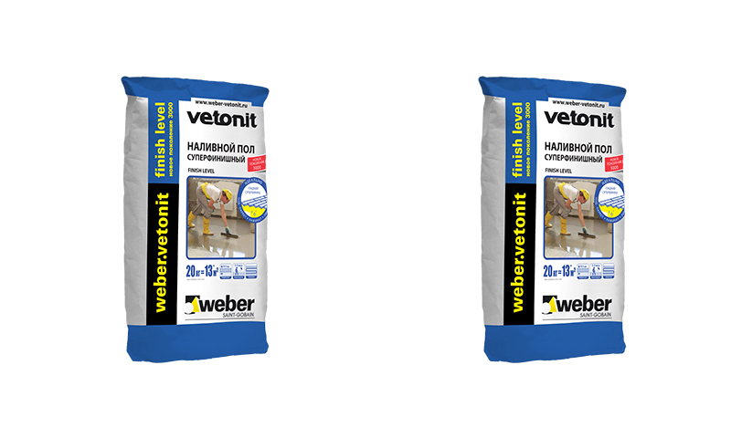 Weber Vetonit Finish Level - for economy at large volumes