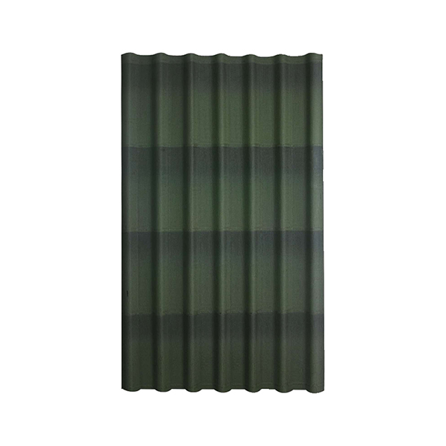 Leaf shingles ONDULINE TILE, green - for office building