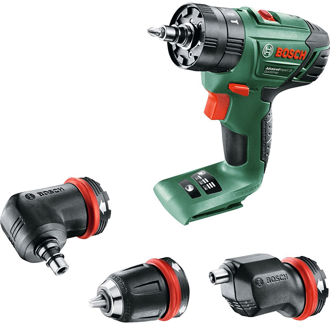 Bosch AdvancedImpact 18V Quick Snap - hit 2017 with 3 nozzles