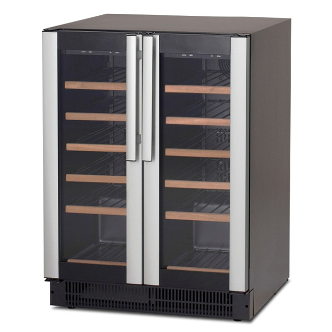 Vestfrost W 38 - a two-chamber wine cooler with the possibility of embedding