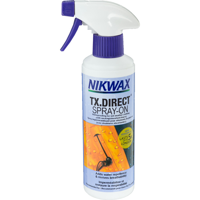 NIKWAX TX.DIRECT SPRAY-ON - inofensivo para o uso diário