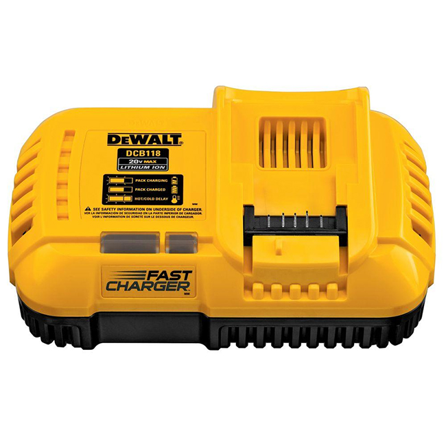 DEWALT DCB118 - para controles deslizantes de resfriamento forçado