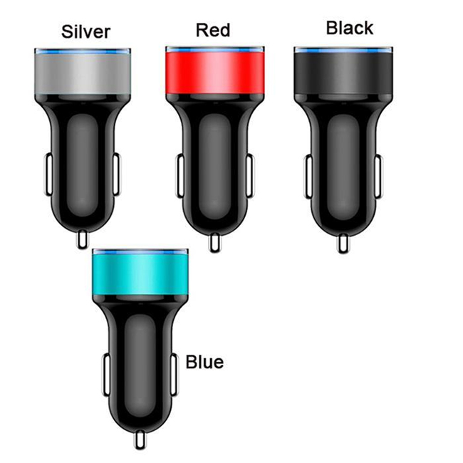 Car Charger 3.1 A 5 V - com um voltímetro