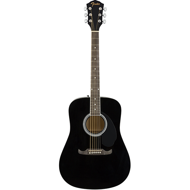 FENDER FA-125 DREADNOUGHT W / BAG, BLK - with case