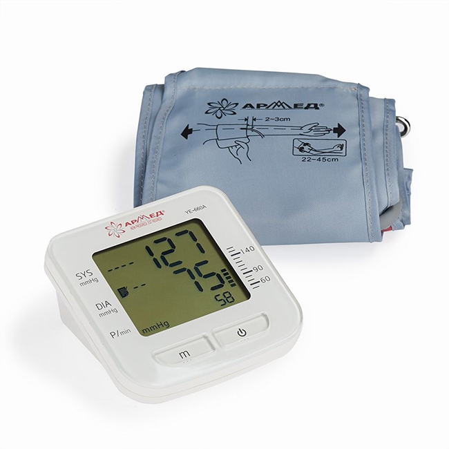 ARMED YE 660A - automatic blood pressure cuff with a large cuff