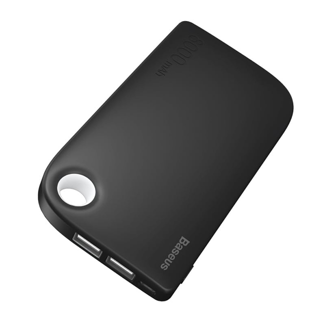 Baseus Dual USB Power Bank 8000 mAh - guardar bolsos de fios