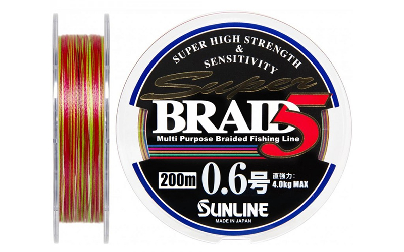 Super Braid 5HG 150 m 0.6 - with a bright design