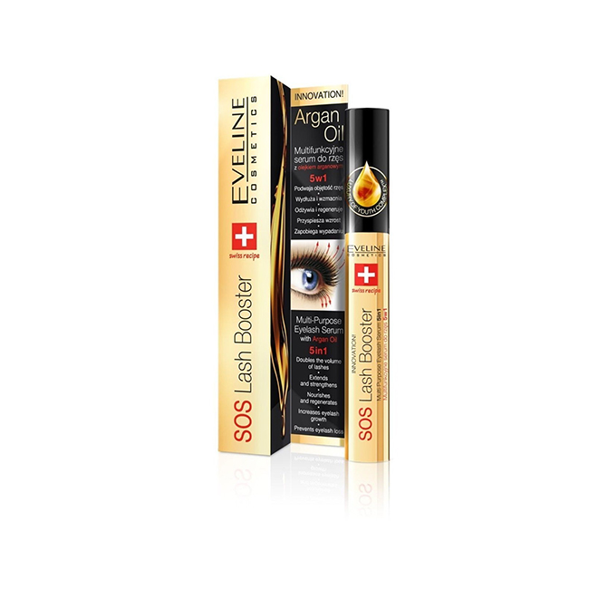 EVELINE COSMETICS SOS Lash Booster - a useful base for mascara