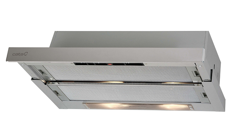 CATA TF 5260 X 2 - a powerful hood that is built into the kitchen cabinet