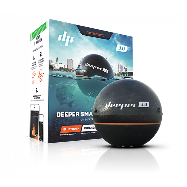 Deeper Fishfinder 3.0 - work with a smartphone