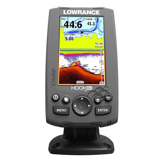 LOWRANCE HOOK-4 - transdutor incluído