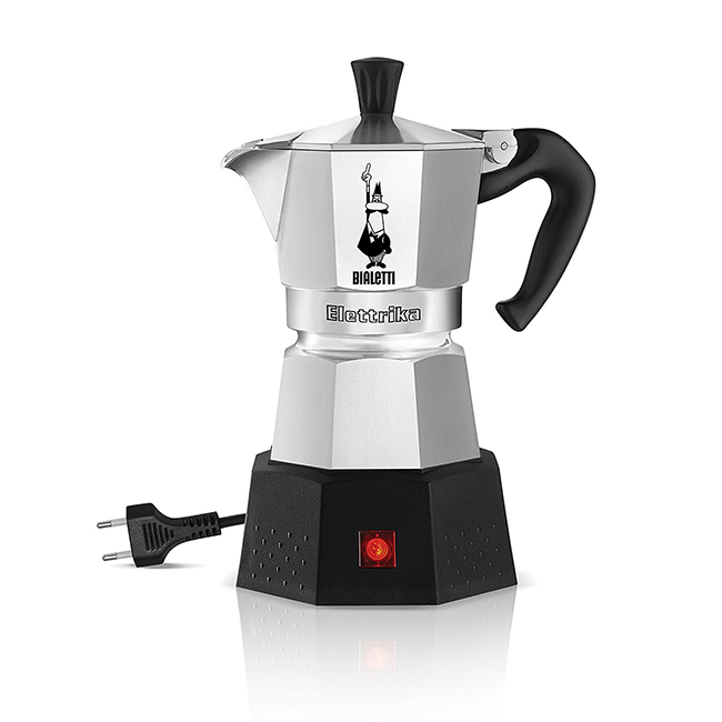 Bialetti Elettrika - o uso de café moído e instantâneo é aceitável